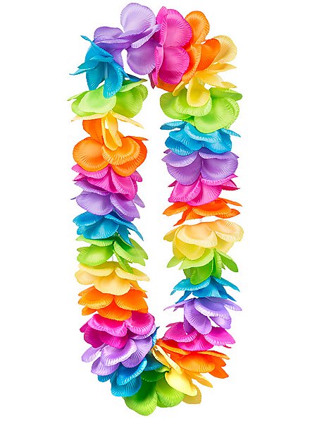 Rainbow hawaii necklace XXL