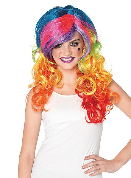 Rainbow Rave Wig 