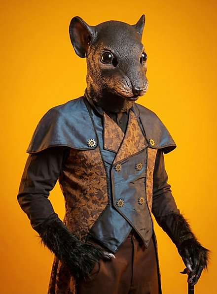Rat Latex Full Mask - maskworld.com