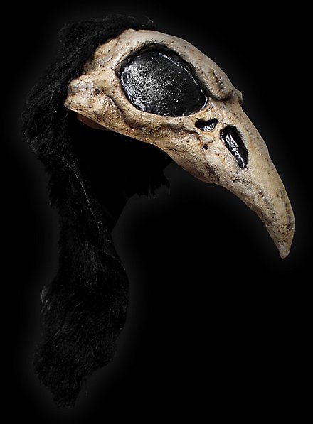 Raven Skull Cap