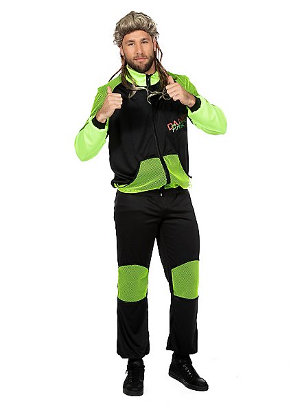 Raver Trainingsanzug neon-grün