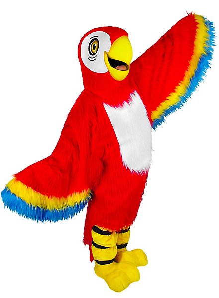 Red Macaw Mascot