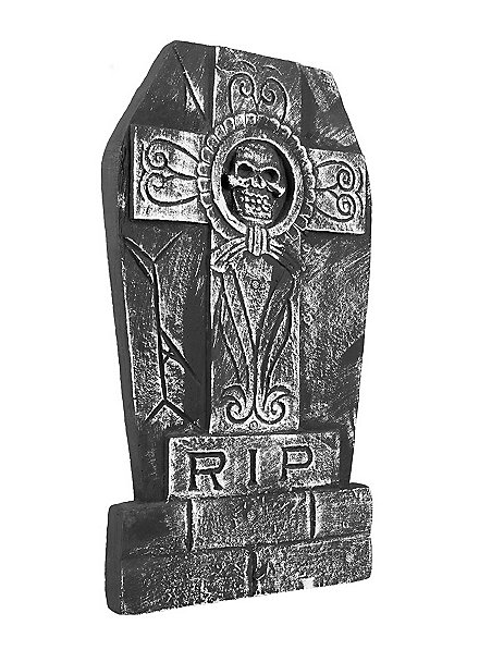RIP tombstone with cross