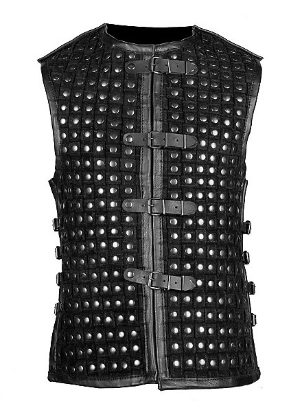 Leather armor - Robber black - maskworld.com