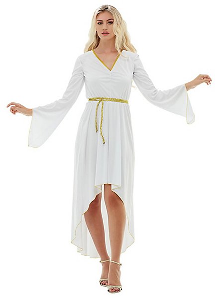 Robe d'ange avec bordure dorée