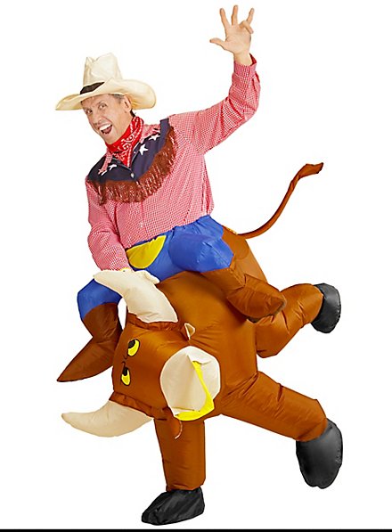 Rodeo-Reiter Aufblasbares Kostüm