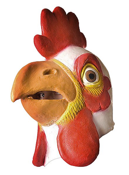 Rooster Full Mask Made of Latex
