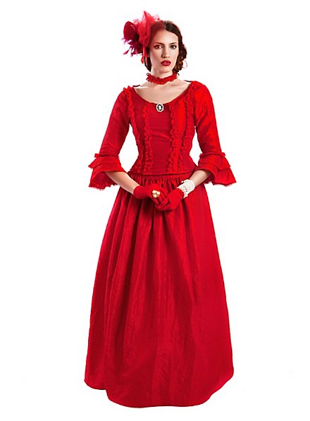 Rote Dame Kostüm