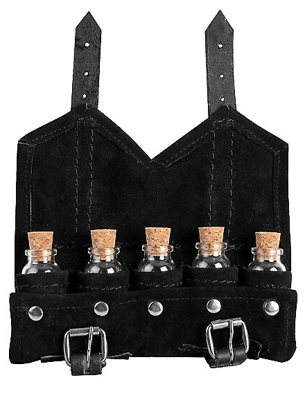 Sac à fioles alchimiste noir