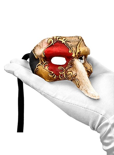 Scaramouche piccolo scacchi colore musica maschera veneziana in miniatura