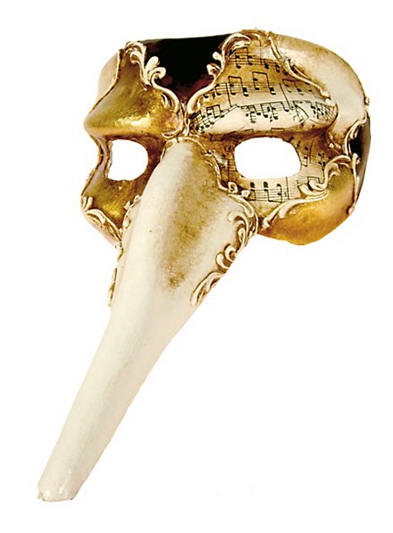 Scaramouche oro Venezianische Maske Karneval Venedig 