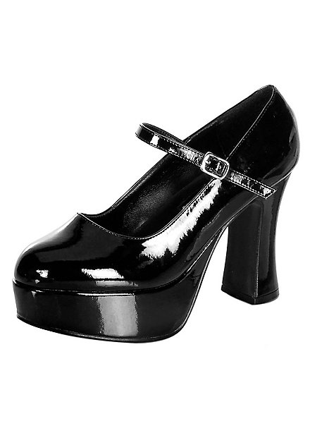 Scarpe con plateau nere