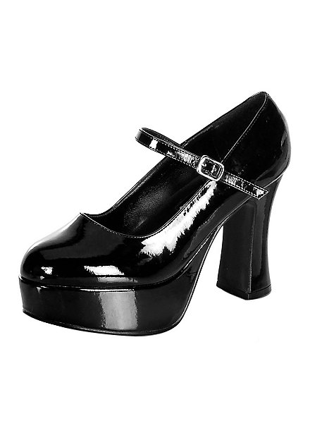 Scarpe con plateau nere