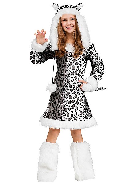 Schneeleopard Kostüm für Jugendliche