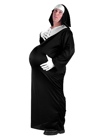 Schwangere Nonne Männerkostüm