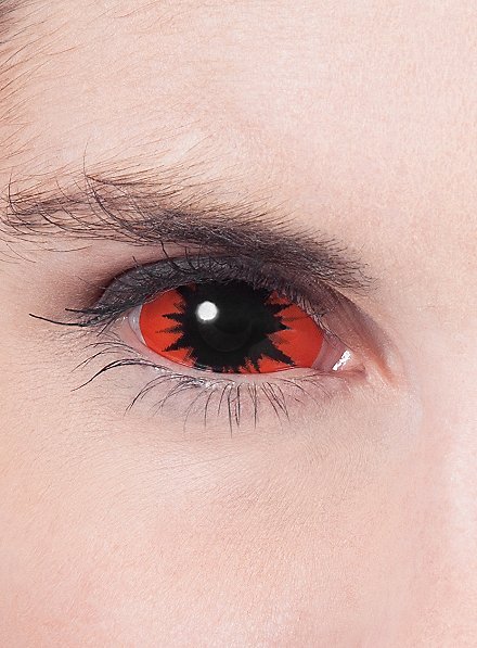 Sclera orange Kontaktlinsen