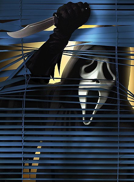 Scream - Ghostface Decoración De Ventana Para Halloween