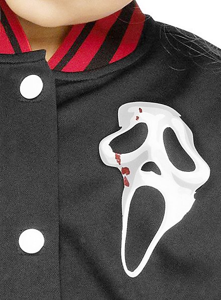 Déguisement Scream Adulte Et Enfant : Masque Fantôme Avec Couteau Factice, Noir, Pour Halloween