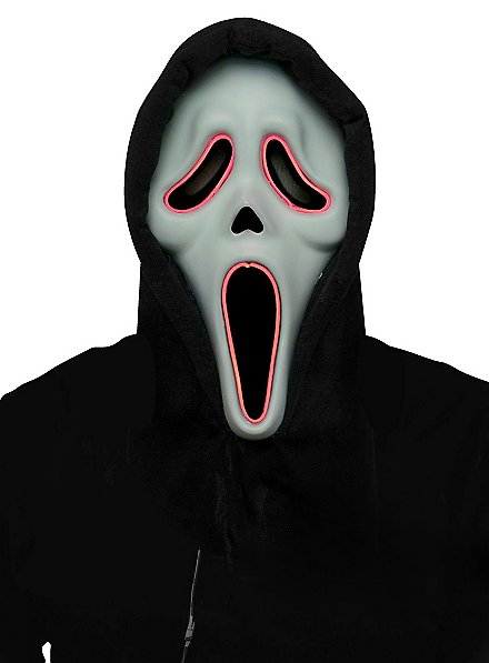 Classic Scream Light Up Scary Halloween Mask