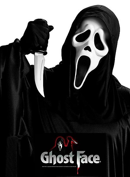 Scream - Máscara De Ghostface Y Cuchillo