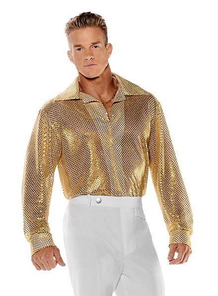 Sequin Shirt gold