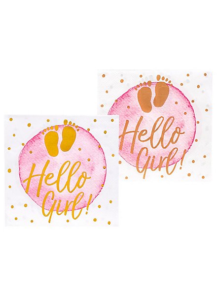 Servilletas Hello Girl! 12 Piezas