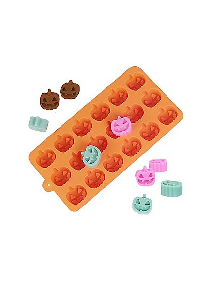 Awonlate Halloween Stampi in Silicone per Dolci, 2 Pezzi Mostro Zucca Stampo per Torta, Antiaderente Handmade Stampi per Gelatina, Torta Mousse, Biscotti, Dolci