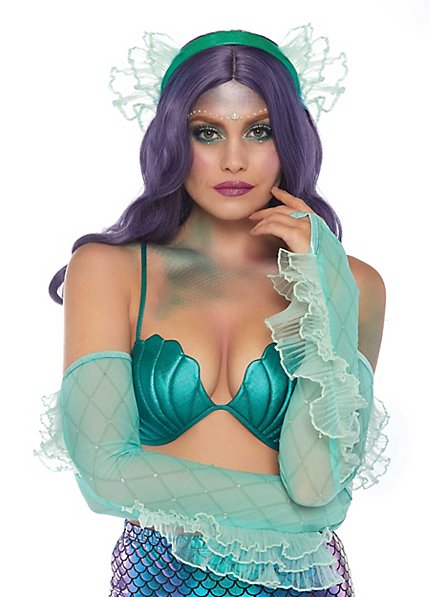 Set di accessori da sirena verde