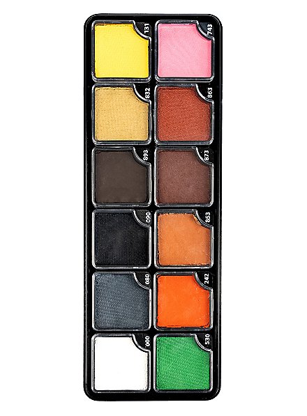 set di colori per il trucco aqua animali