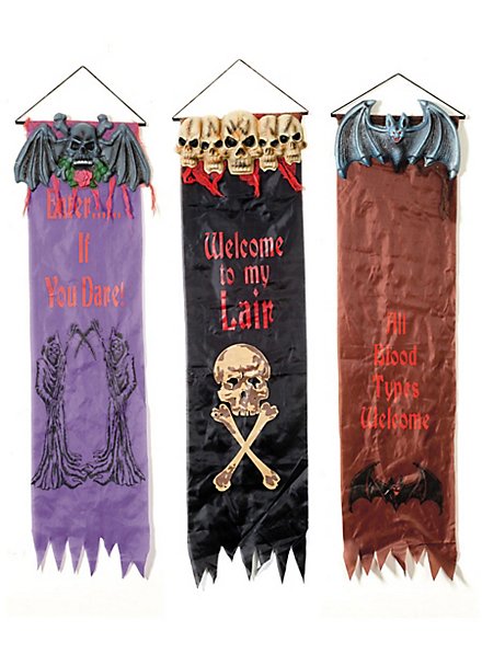 Set di striscioni per la festa di Halloween