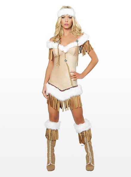 Sexet Sne Indianer Kostume