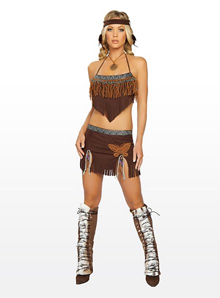 Sexy Hippie Indianer Kostüm