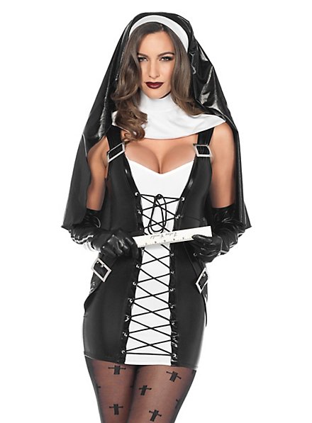 Sexy Nonne Kostüm