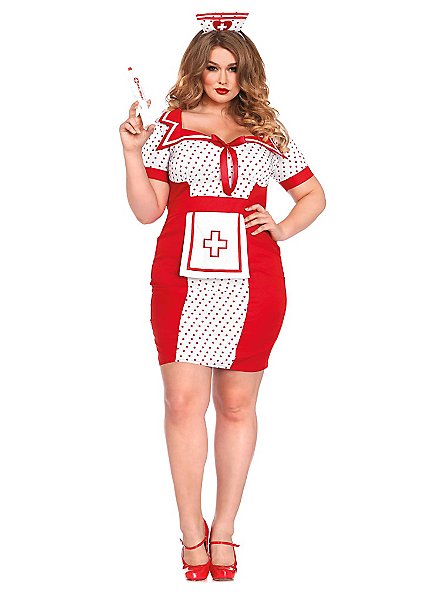 Sexy Pin-up Nurse Plus Size Costume