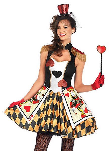 Sexy playing cards lady costume