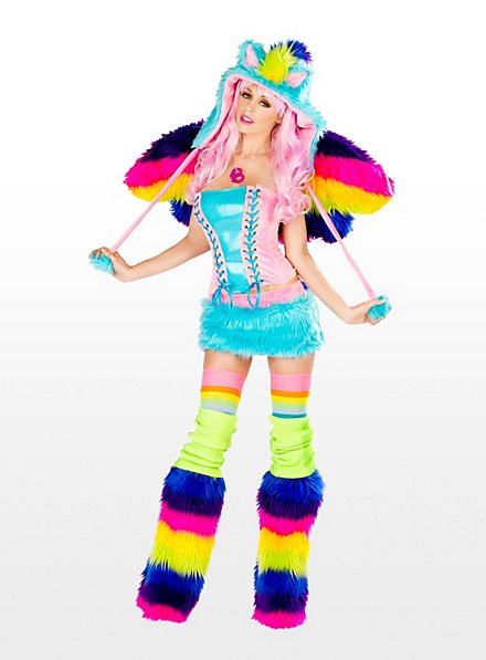Sexy Rainbow Pony Premium Edition Kostüm