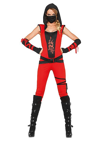 Sexy Red Ninja Costume