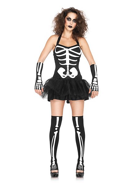 Sexy Skelett Dame Kostüm