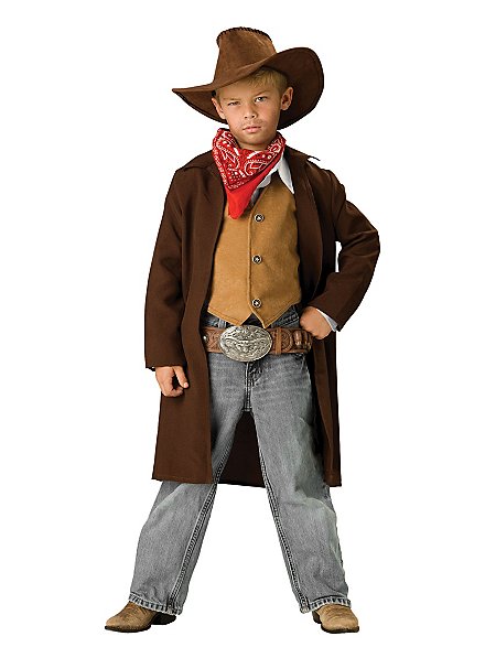 Cowboy Sheriff Deputy Weste Kinder Kostüm 