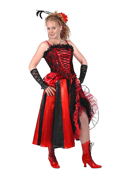 Showgirl Skirt red-black 