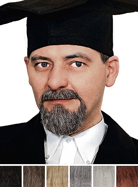 Skægsæt Professor Med Fipskæg Og Overskæg