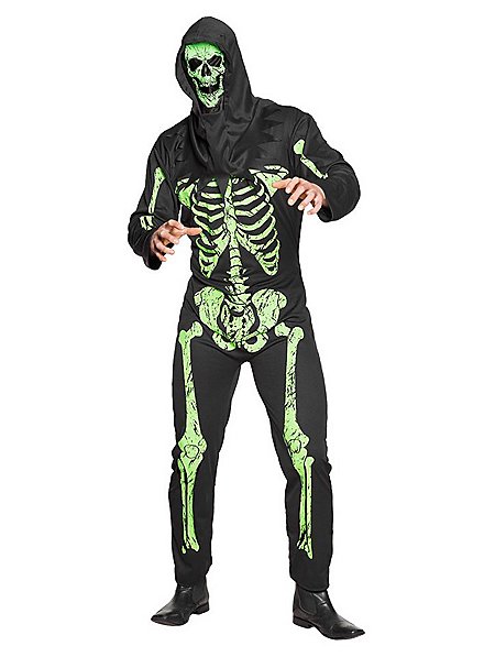 Skeleton jumpsuit costume - maskworld.com