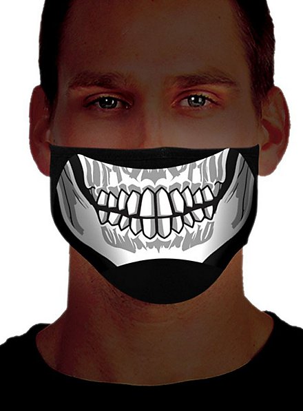 Skeleton Mouth Mask - maskworld.com