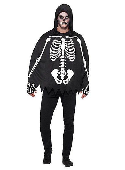 Skeleton Poncho unisex