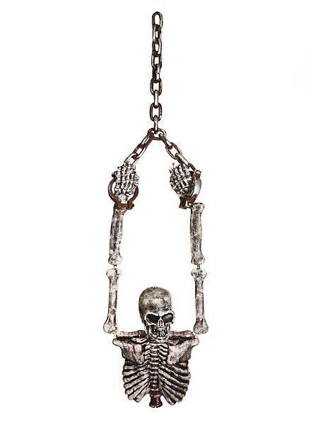 Skeleton Torso in Chains Hanging Decoration