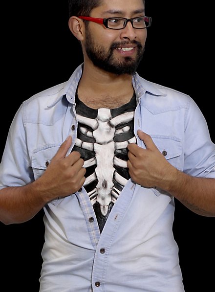Skelett Brustkorb aus Latex