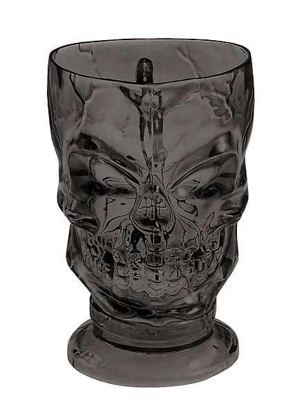 Skull Mug black Halloween Decoration