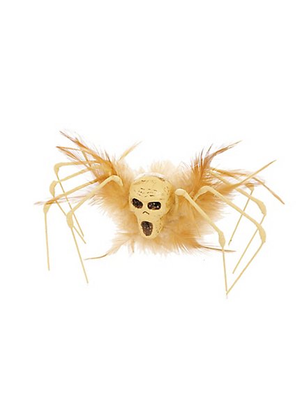 Skull spider decoration figure