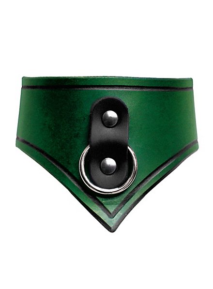 Slave Leather Collar green 