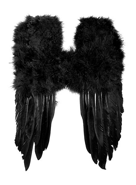Small Feather Wings black 